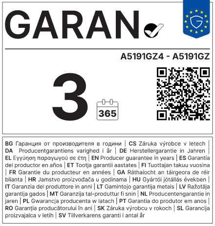 Hersteller-Haltbarkeitsgarantie: 3 Jahre — Anker SOLIX A5191GZ4 - A5191GZ2