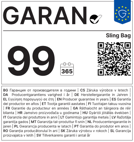 Producer durability guarantee: 99 years — Oberwerth Sling Bag